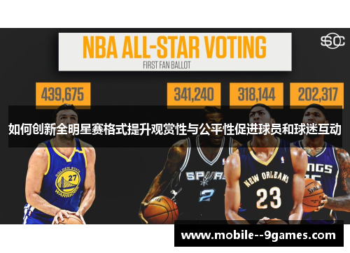 如何创新全明星赛格式提升观赏性与公平性促进球员和球迷互动 如何创新全明星赛格式提升观赏性与公平性促进球员和球迷互动